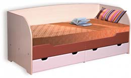 Кровать с ящиком  А-4  ЛДСП 